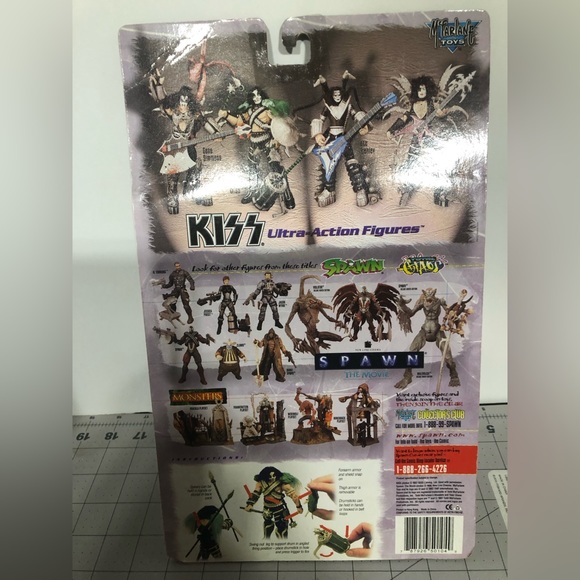 KISS Peter Criss Ultra Action Figure Factory Sealed 1997 - Picture 7 of 7